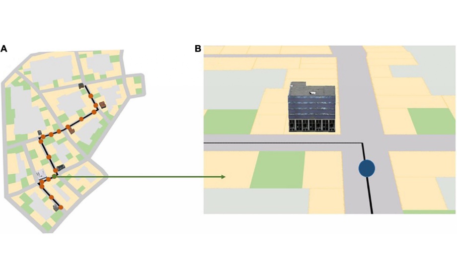 Using spontaneous eye blink-related brain activity to investigate cognitive load during mobile map-assisted navigation