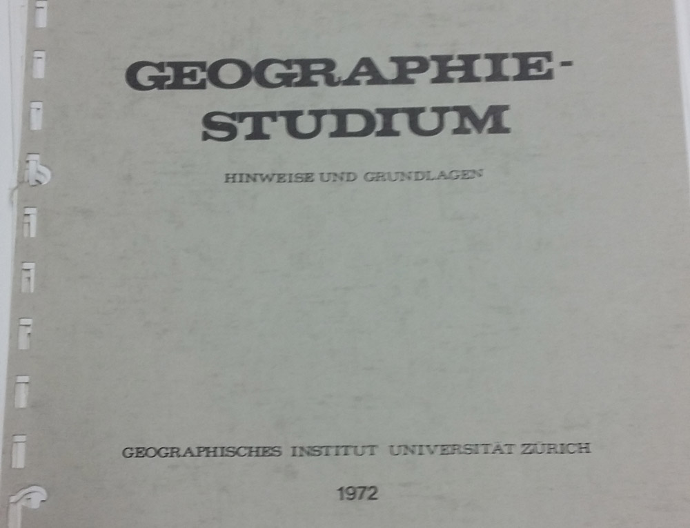 Geographiestudium