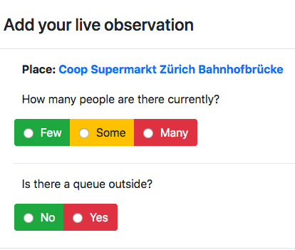 ShopSensor live observation