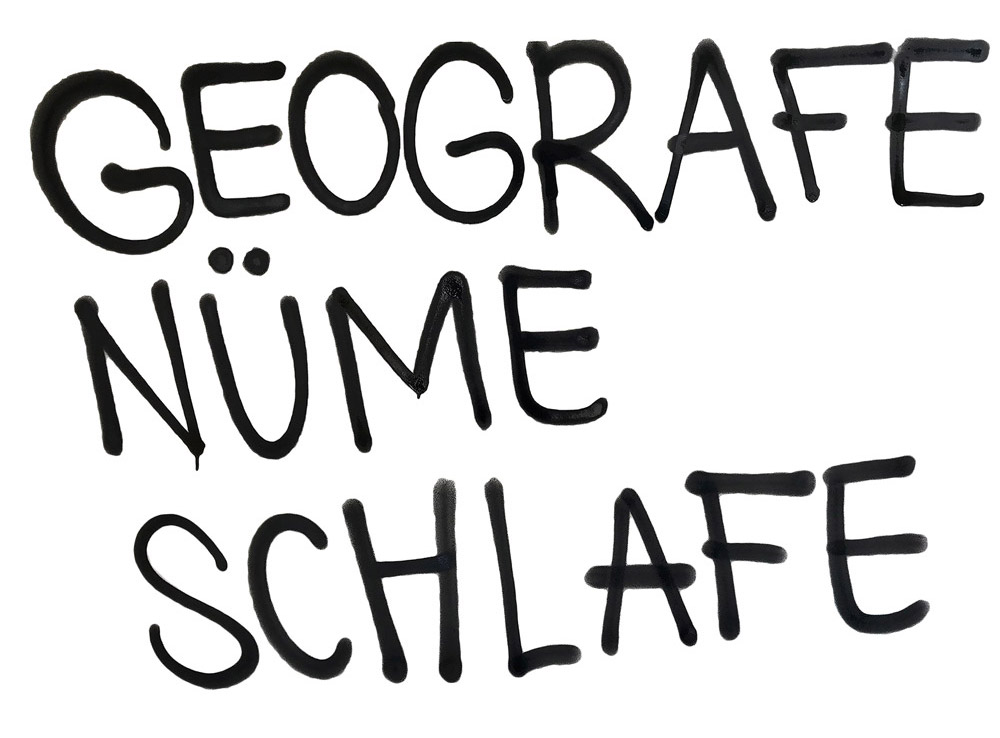 geografe nüme schlafe