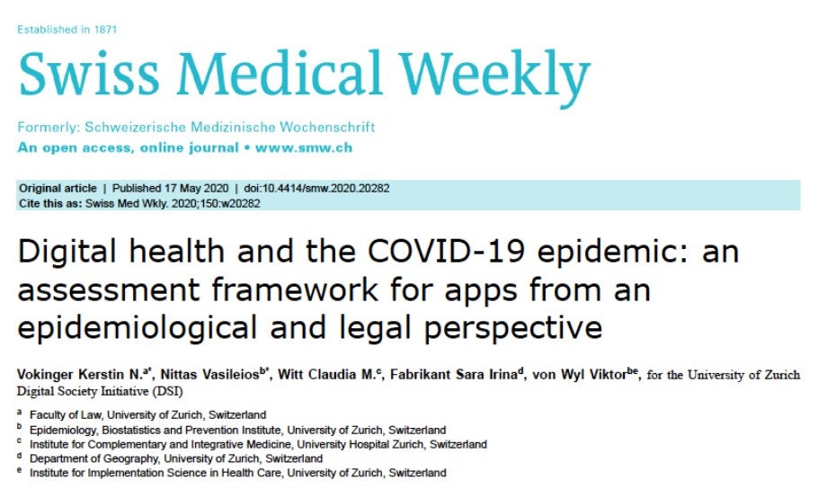 Digital health and the COVID-19 epidemic