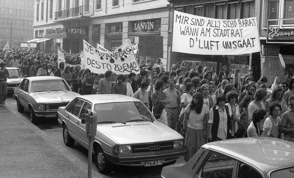 Revolte am GIUZ Demo