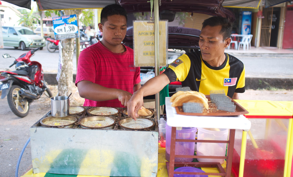 Street vendors in Malaysia 