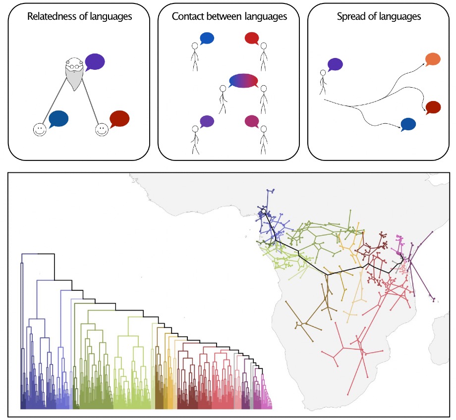 Travelling with Speakers Through Time and Space: Spatio-Temporal Modelling of Language Change