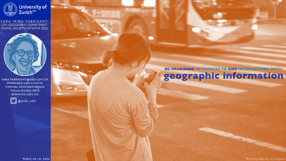 Geovisualisations: Interfaces and Interactions study day