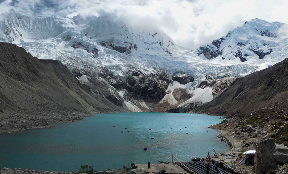 glacier lake Peru