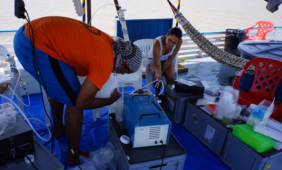 sampling on the amazon river