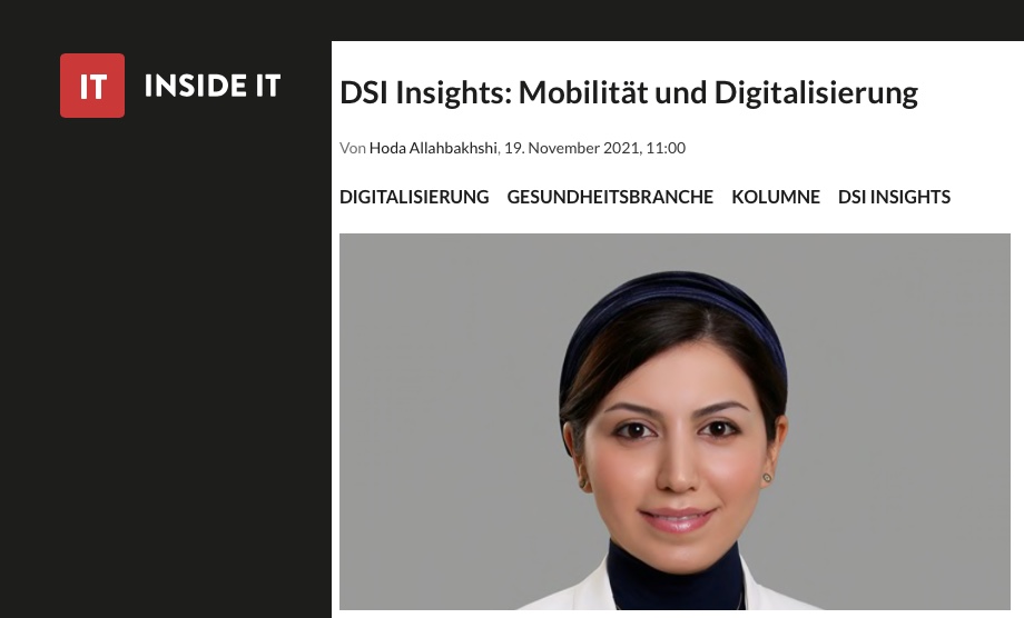 DSI Insights: Mobilität und Digitalisierung