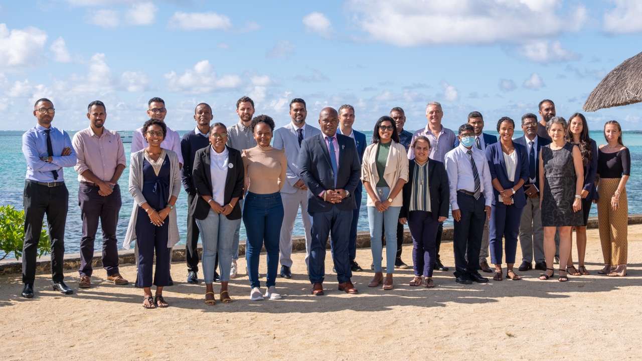 The project team in Mauritius (credit: UNDP Mauritius)