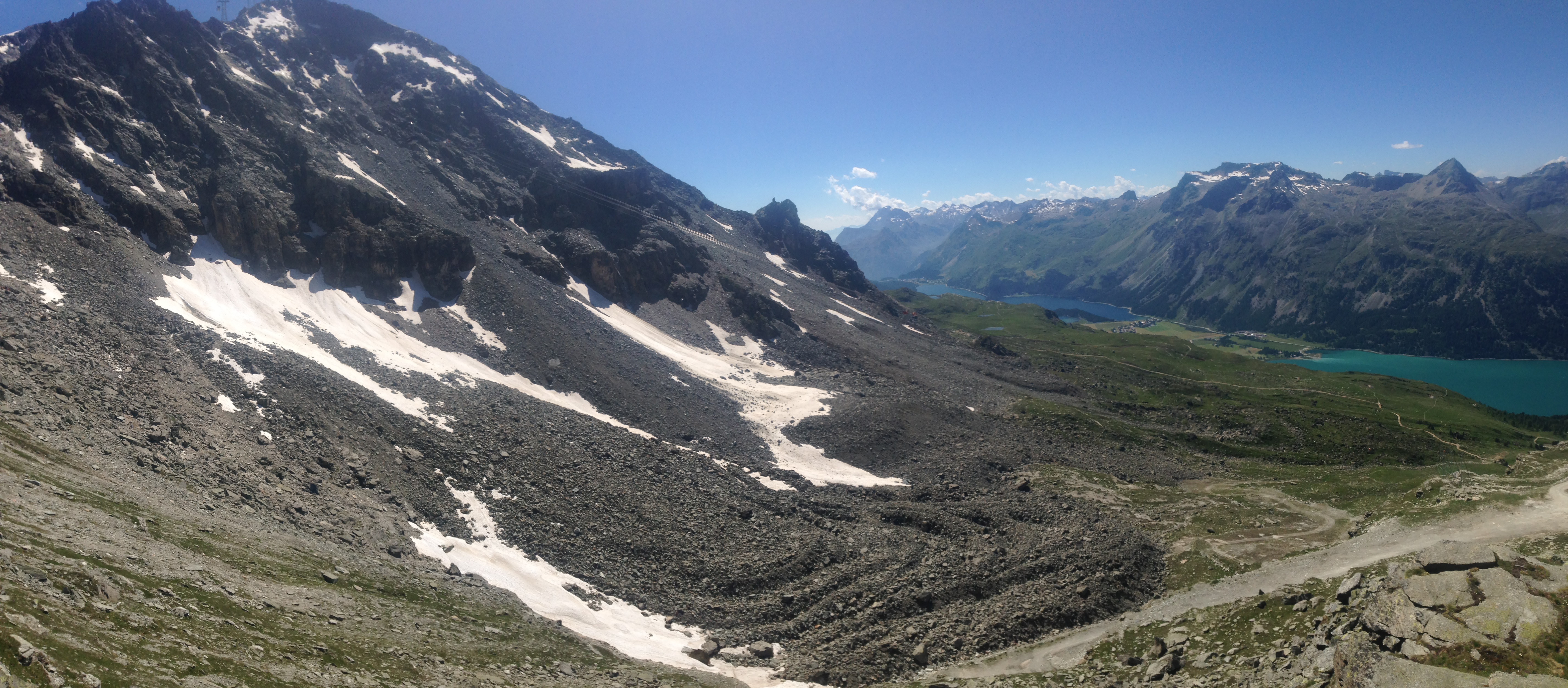 Corvatsch rock glacier, Switzerland (A. Cicoira)