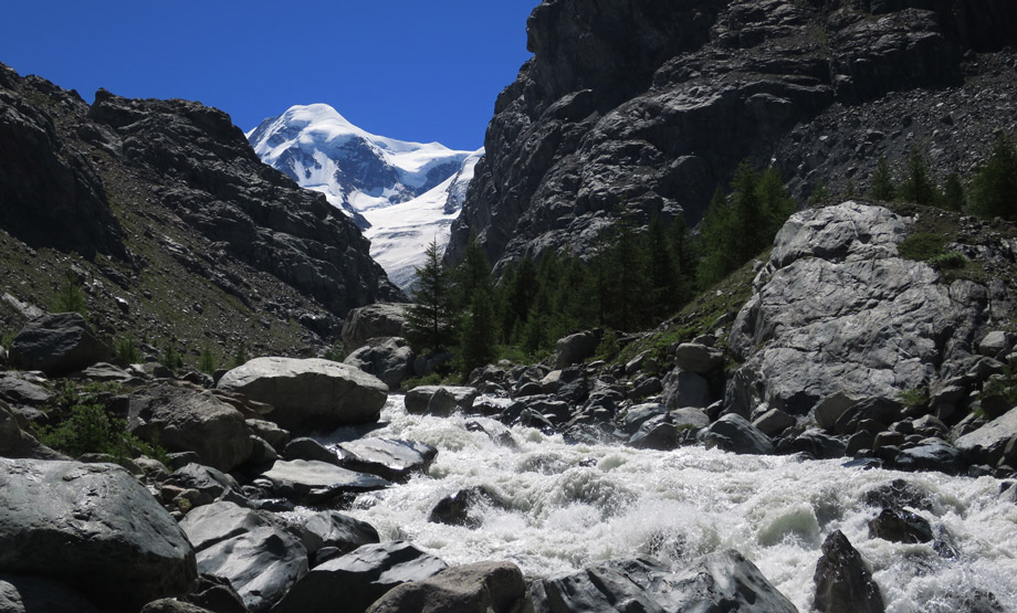 Die Gornera in Zermatt