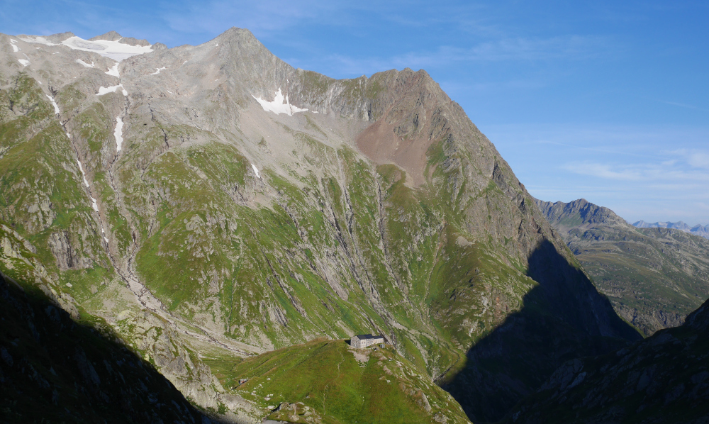 Die Terrihütte in der Kernzone des geplanten Parc Adula.